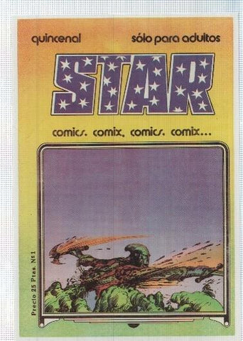 Ficha tebeo numerada 397: Star revista, de Edit Producciones Editoriales, (dibujo varios)
