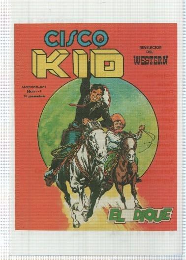 Ficha tebeo numerada 405: Cisco Kid , edit Vertice (dibujo Jose Luis Salinas)