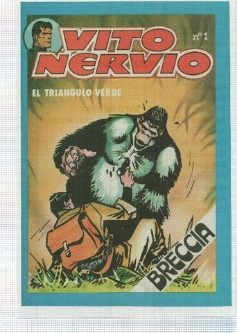 Ficha tebeo numerada 408: Vito Nervio, edit Antonio San Roman (dibujo Alberto Breccia)