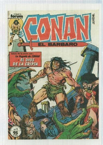 Ficha tebeo numerada 413: Conan el Barbaro, edit Forum (dibujo varios)