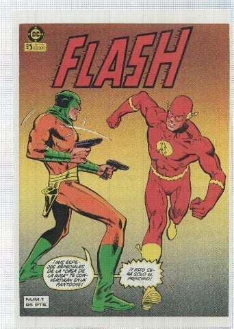 Ficha tebeo numerada 418: Flash, volumen 1, edit  Zinco (dibujo varios)