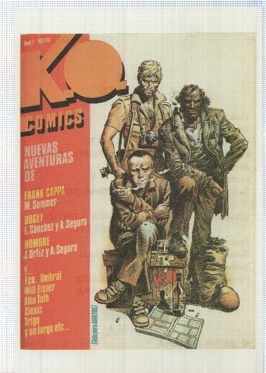 Ficha tebeo numerada 419: K.O.Comics, edit  Metropol (dibujo varios)