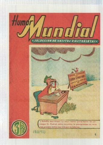 Ficha tebeo numerada 421: Humor mundial, edit  A.Fabregat (dibujo varios)