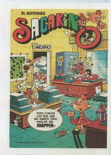 Ficha tebeo numerada 422: El Botones Sacarino, edit  Sperry (dibujo Ibañez)