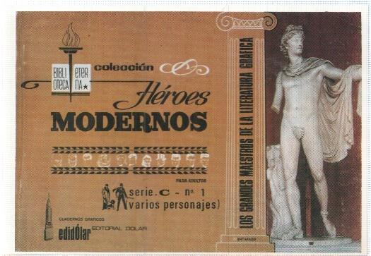 Ficha tebeo numerada 430: Biblioteca Eterna Heroes Modernos serie C, edit Dolar (dibujo varios)