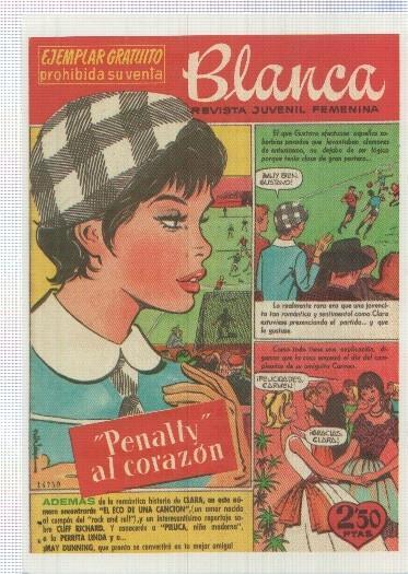 Ficha tebeo numerada 451: Blanca revista femenina , edit Bruguera (dibujo varios)