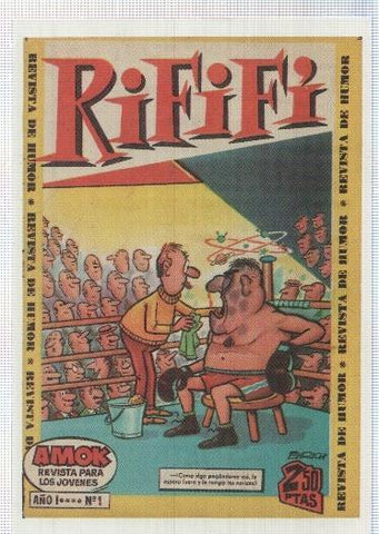 Ficha tebeo numerada 452: Rififi , edit Hispano Americana (dibujo varios)