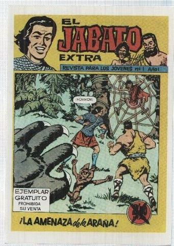 Ficha tebeo numerada 460: El Jabato extra , edit Bruguera (dibujo varios)
