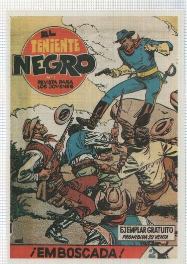 Ficha tebeo numerada 462: El Teniente Negro , edit Bruguera (dibujo Jose Grau)