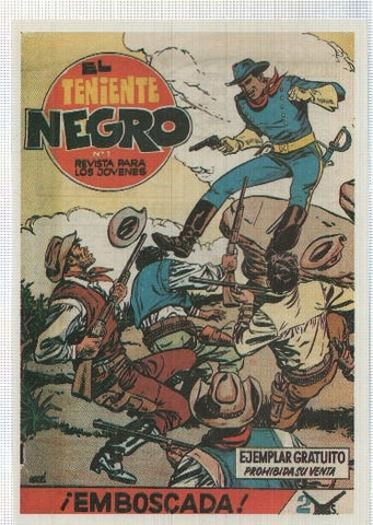 Ficha tebeo numerada 462: El Teniente Negro , edit Bruguera (dibujo Jose Grau)