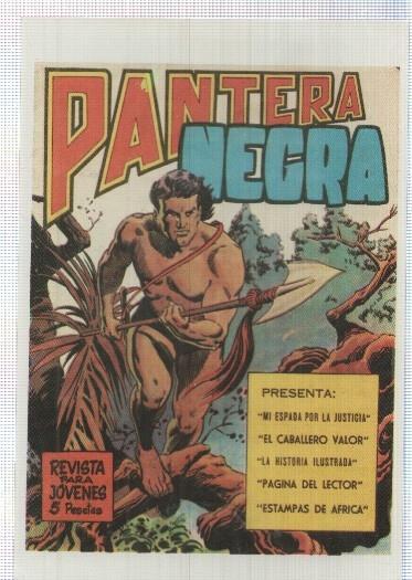 Ficha tebeo numerada 466: Pantera Negra revista, edit Maga (dibujo varios)