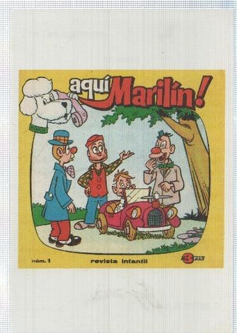 Ficha tebeo numerada 477: Aqui Marilin, edit Ibero Mundial (dibujo varios)