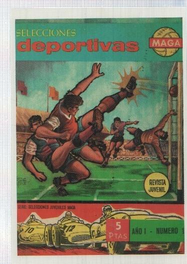 Ficha tebeo numerada 478: Selecciones Deportivas, edit Maga (dibujo varios)