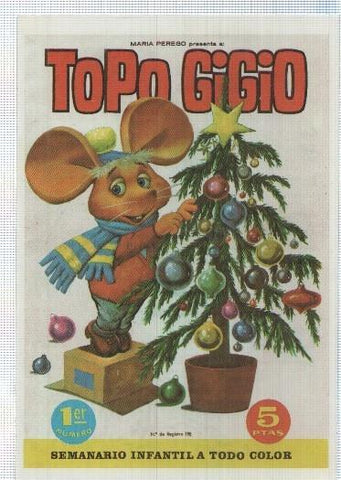Ficha tebeo numerada 480: Topo gigio, edit Semic Española (dibujo varios)