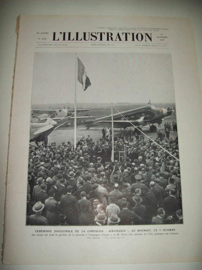 LAMINA 15162: Inauguracion de Air France