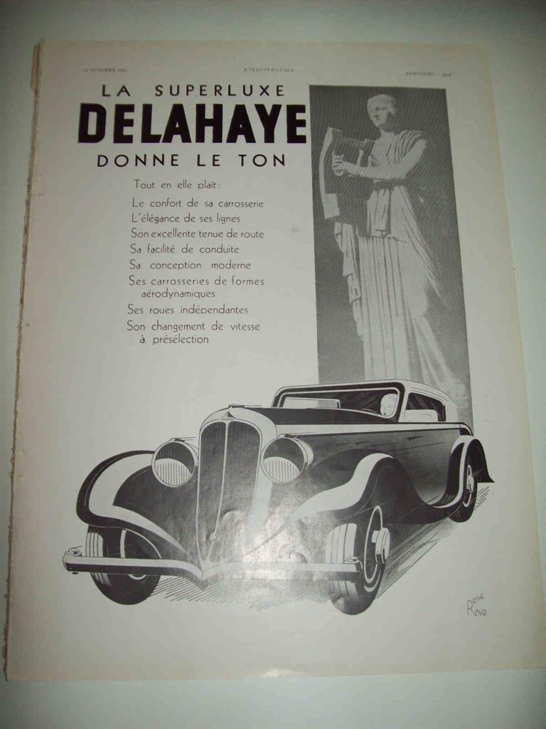 LAMINA 15161: Publicidad de Delahaye