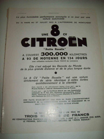 LAMINA 15155: Publicidad de Ciroen 8 cv