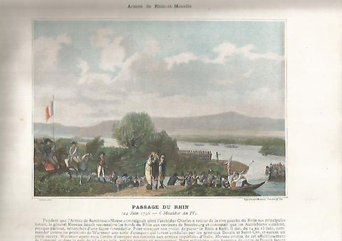 LAMINA 15188: Paso del Rhin. 1796