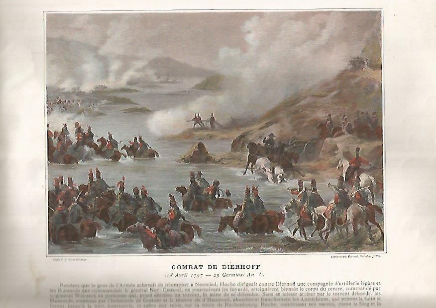 LAMINA 15185: Combate de Dierhoff. 1797