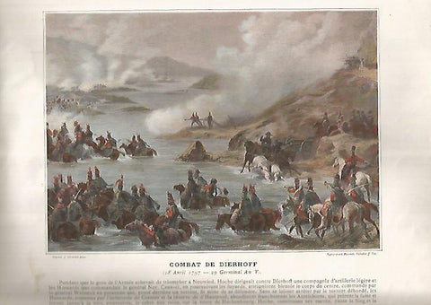 LAMINA 15185: Combate de Dierhoff. 1797