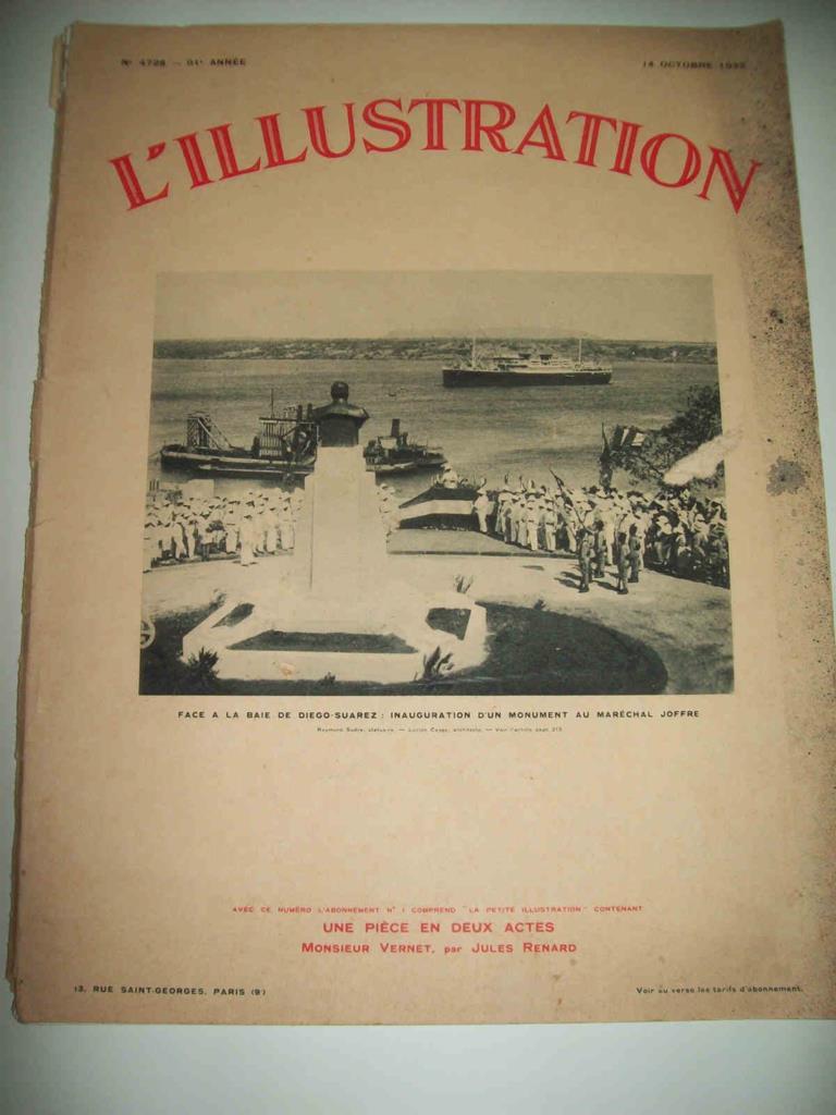 LAMINA 15151: Portadad de L'Illustration, numero 4728 del 14 de octubre de 1933