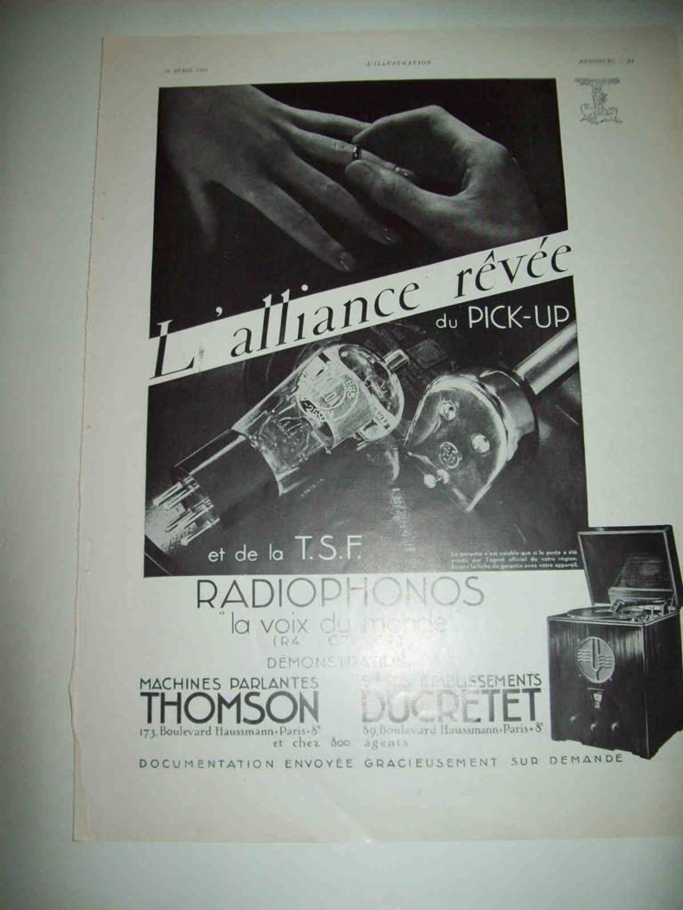 LAMINA 15126: Publicidad de Thomson