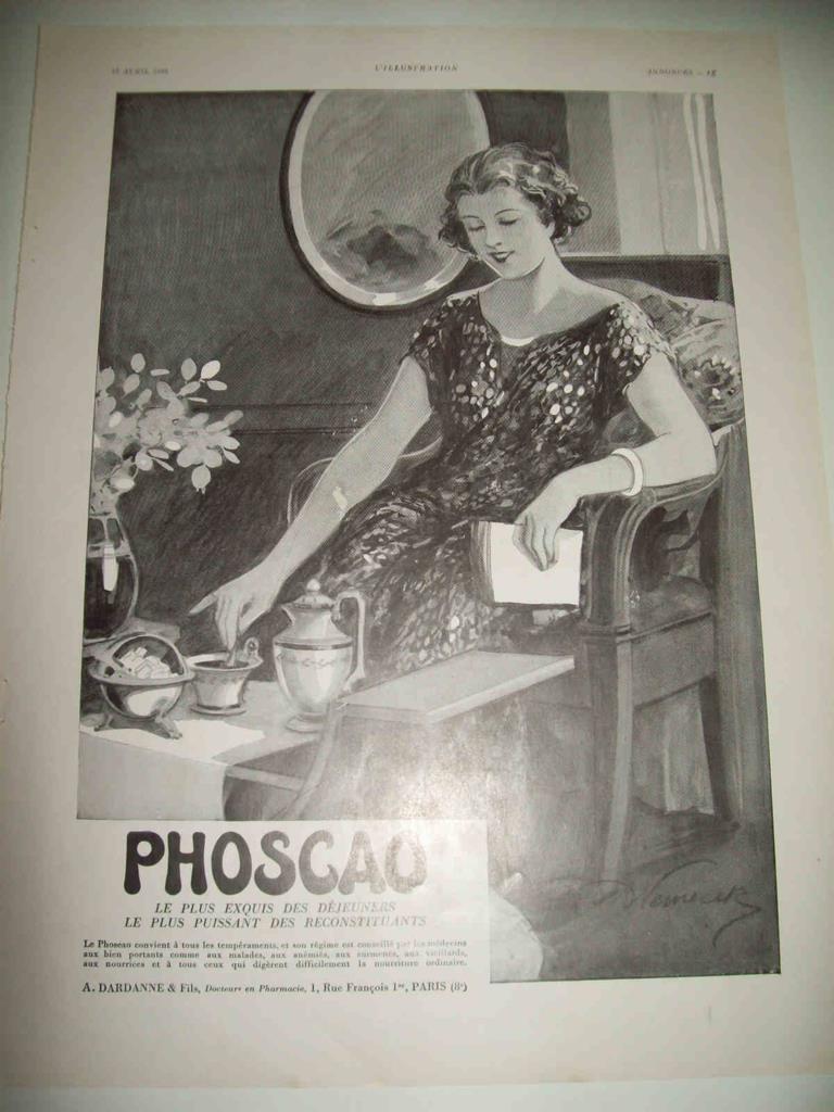 LAMINA 15125: Publicidad de Phoscao