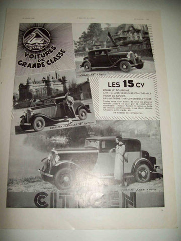 LAMINA 15122: Publicidad del Citroen Grande Classe