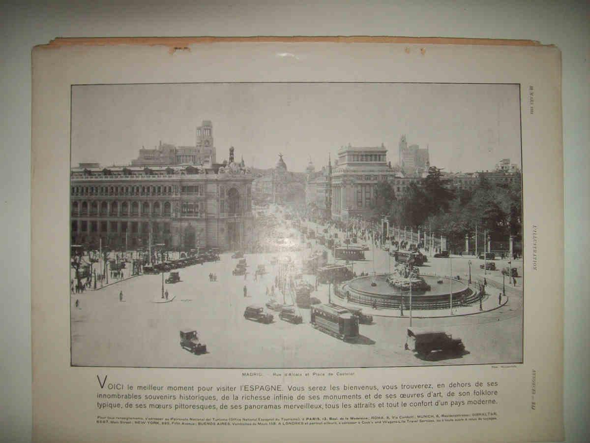 LAMINA 15118: Plaza de Castelar en Madrid