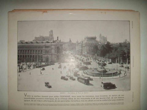 LAMINA 15118: Plaza de Castelar en Madrid