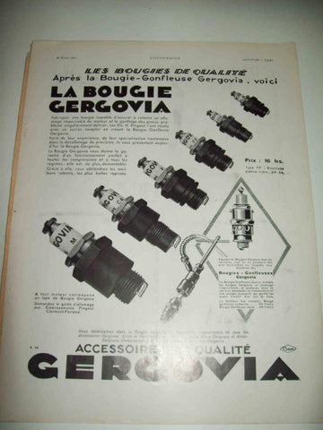 LAMINA 15115: Publicidad de Asesores Gergovia