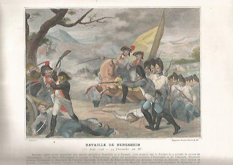 LAMINA 15189: Batalla de Neresheim. 1796