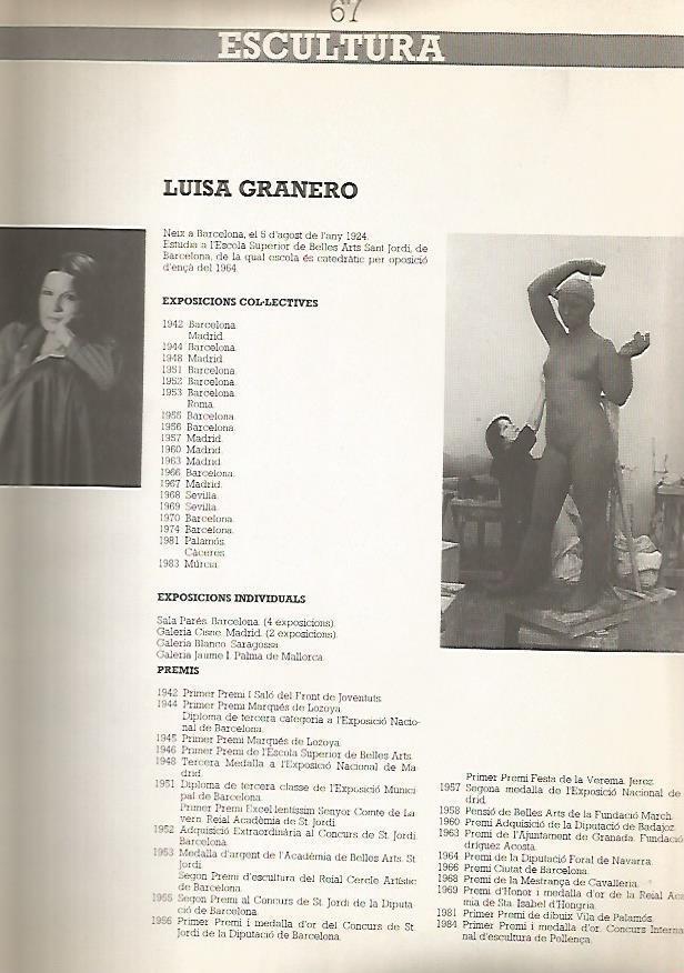 LAMINA 15248: Esculturas de Luisa Granero