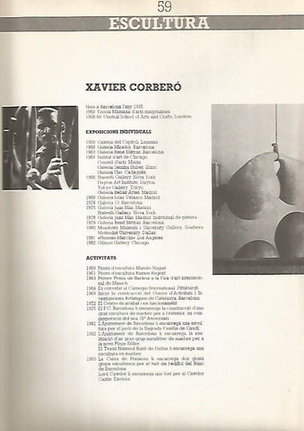LAMINA 15244: Esculturas de Xavier Corbero
