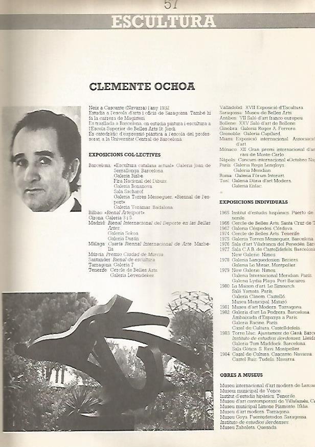 LAMINA 15243: Esculturas de Clemente Ochoa