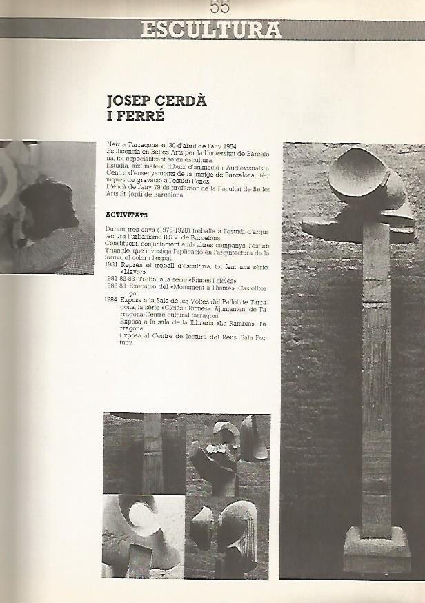 LAMINA 15242: Esculturas de Josep Cerda i Ferre
