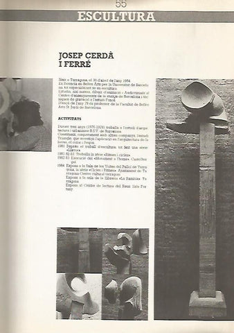 LAMINA 15242: Esculturas de Josep Cerda i Ferre