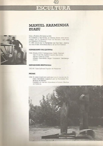 LAMINA 15239: Esculturas de Manuel Aramendia Zuazu