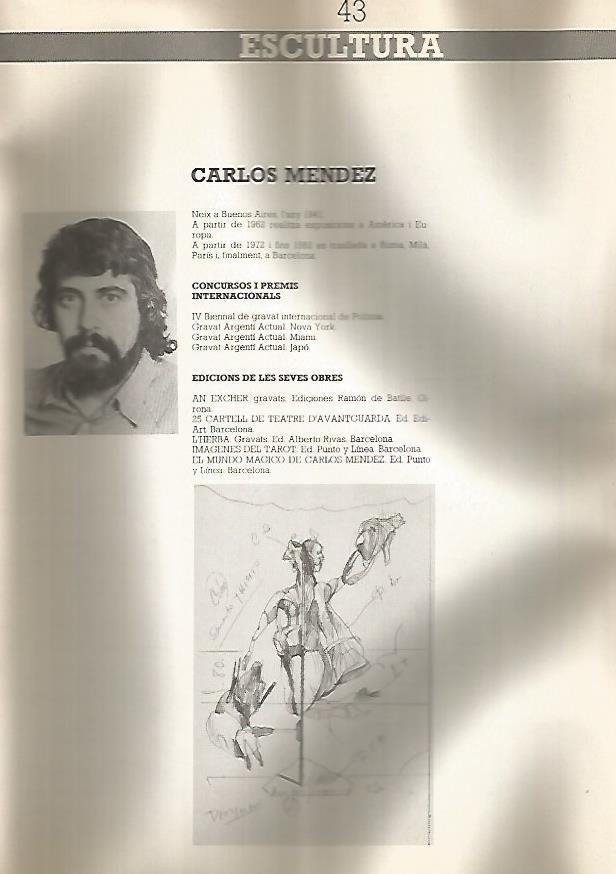 LAMINA 15236: Escultura de Carlos Mendez