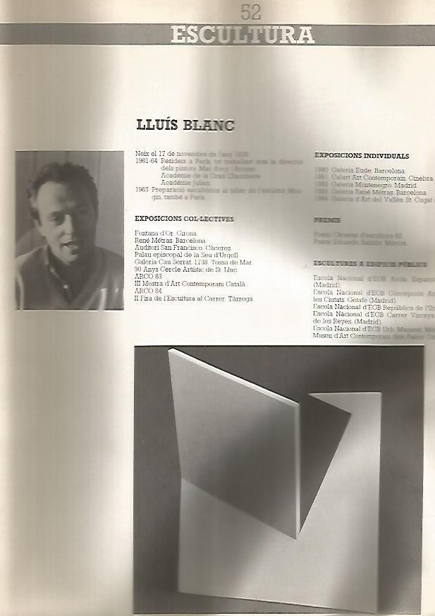 LAMINA 15240: Esculturas de Lluis Blanc