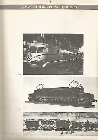 LAMINA 15268: Trenes TAF, locomotora S-7 500 y Tren del Centenario