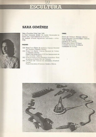LAMINA 15264: Esculturas de Sara Gimenez