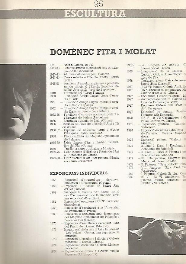 LAMINA 15262: Esculturas de Domenec Fita i Molat