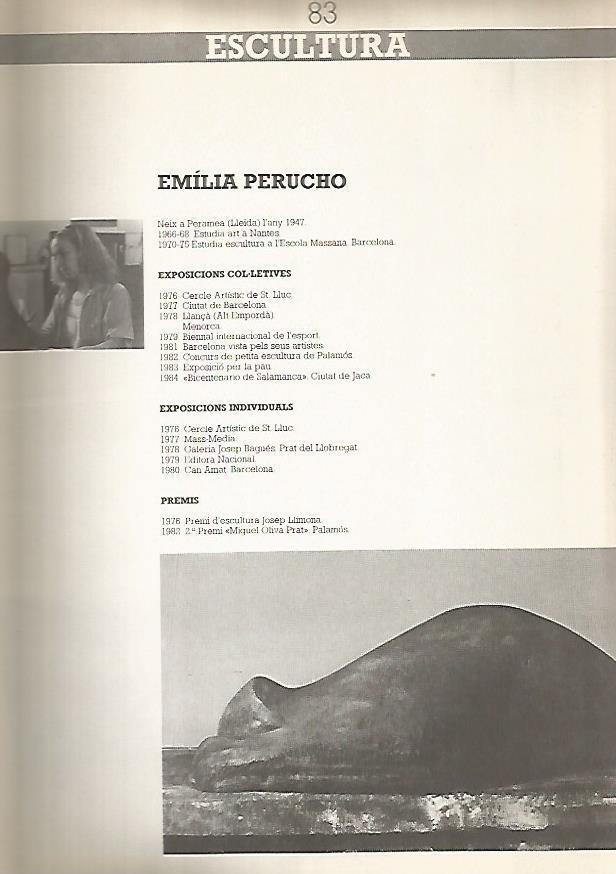 LAMINA 15256: Esculturas de Emilia Perucho