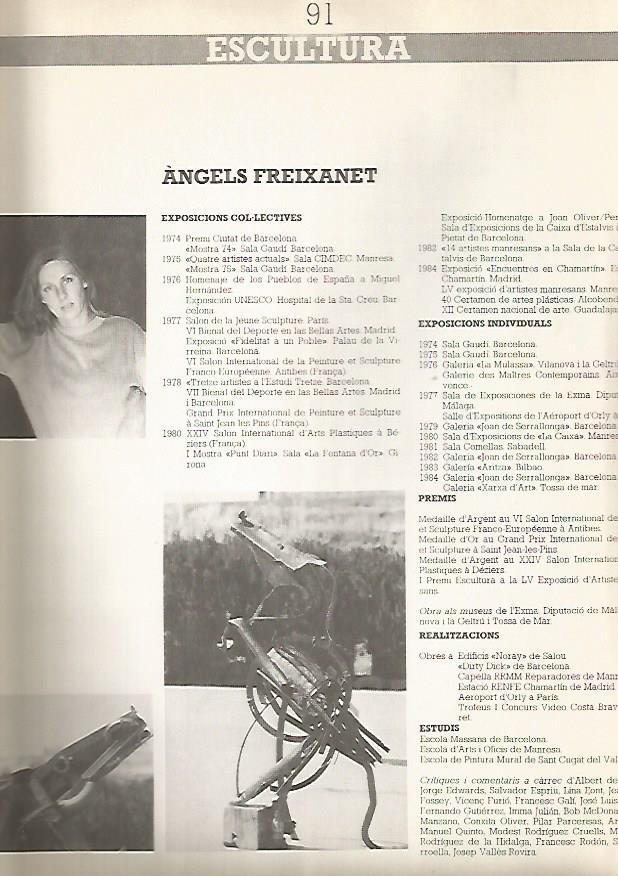 LAMINA 15260: Esculturas de Angels Freixanet