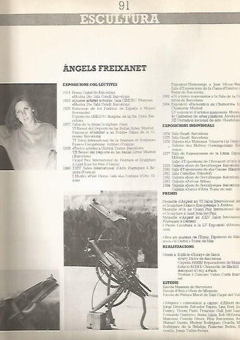 LAMINA 15260: Esculturas de Angels Freixanet