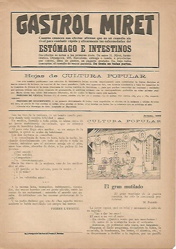 LAMINA 15206: Publicidad de Gastrol Miret