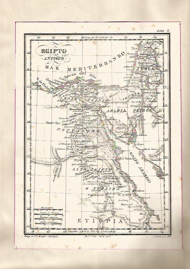 LAMINA 15209: Mapa de Egipto antiguo