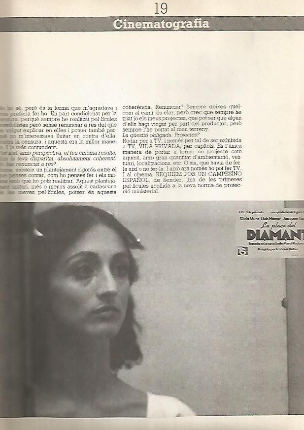 LAMINA 15226: Silvia Munt en La Plaça del Diamant