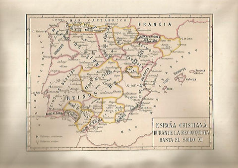 LAMINA 15217: Mapa de España en el siglo XI